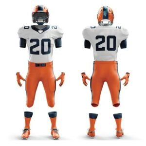 Full-Color Sublimation Football Uniforms for Youth Programs