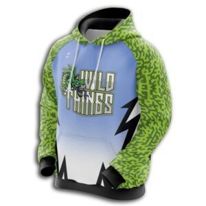 Custom 100% Polyester Baseball Sweatshirt Hoodie